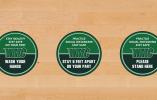 Social Distancing Decals